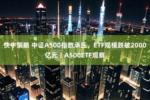 快牛策略 中证A500指数承压，ETF规模跌破2000亿元丨A500ETF观察