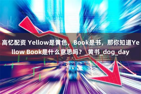 高忆配资 Yellow是黄色，Book是书，那你知道Yellow Book是什么意思吗？_黄书_dog_day