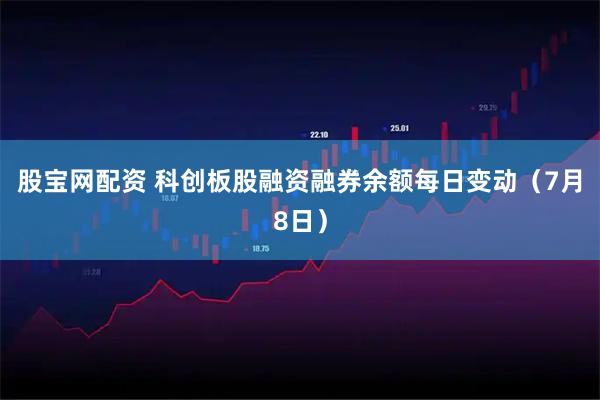 股宝网配资 科创板股融资融券余额每日变动（7月8日）